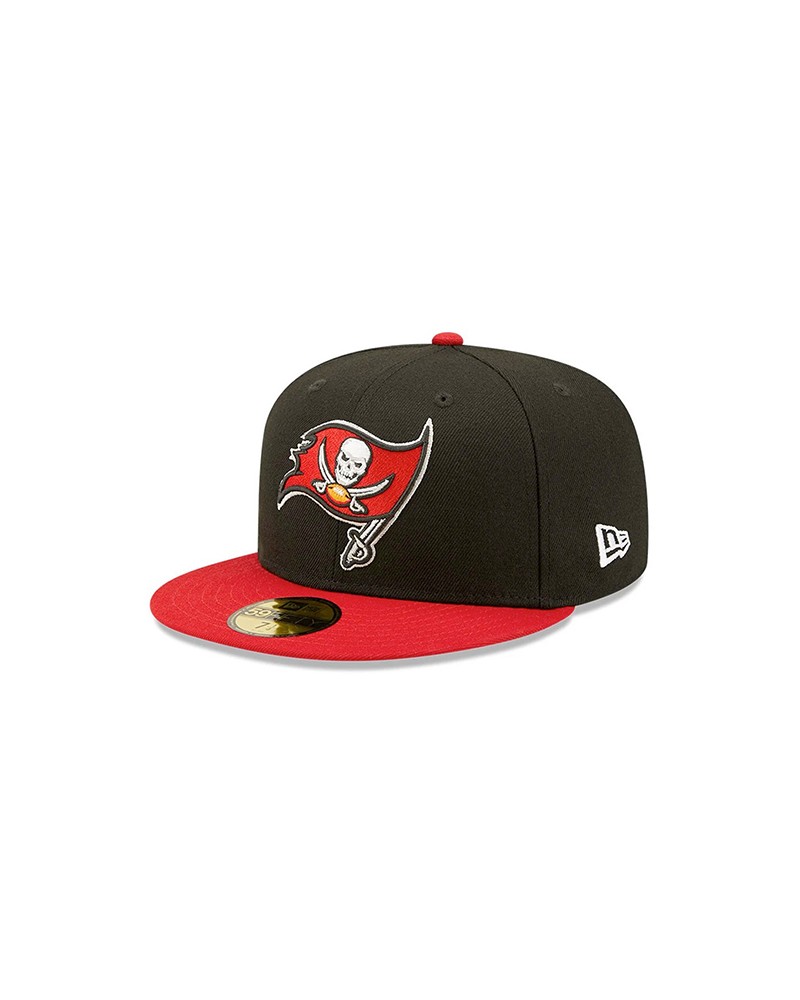 Casquette New Era 59FIFTY Tampa Bay Buccaneers NFL Side Patch Noir