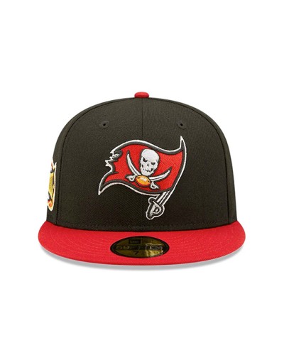 Casquette New Era 59FIFTY Tampa Bay Buccaneers NFL Side Patch Noir
