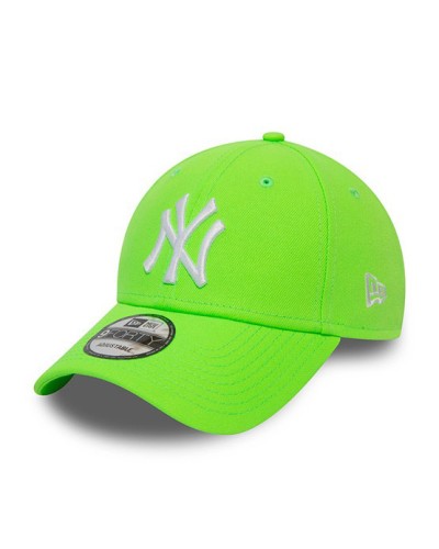Casquette New Era 9FORTY New York Yankees Vert fluo