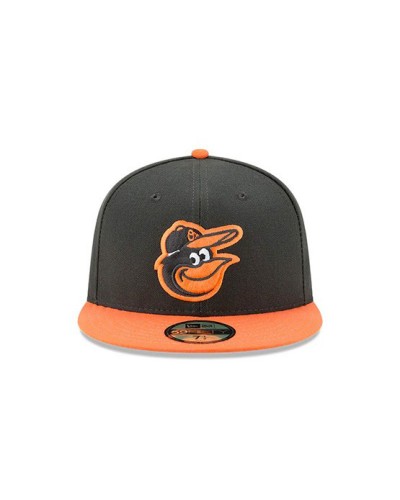 Casquette 59FIFTY Fitted Baltimore Orioles Noir Orange