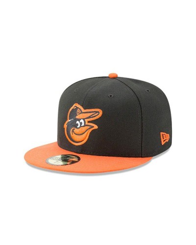 Casquette 59FIFTY Fitted Baltimore Orioles Noir Orange