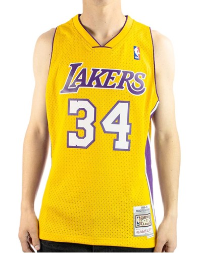 Maillot Swingman Nba Los Angeles Lakers 1999-00 Shaquille O'Neal Jaune
