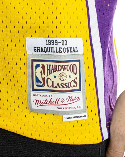 Maillot Swingman Nba Los Angeles Lakers Jaune 1999-00 Shaquille O