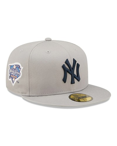 Casquette New Era 59FIFTY New York Yankees Side Patch Gris