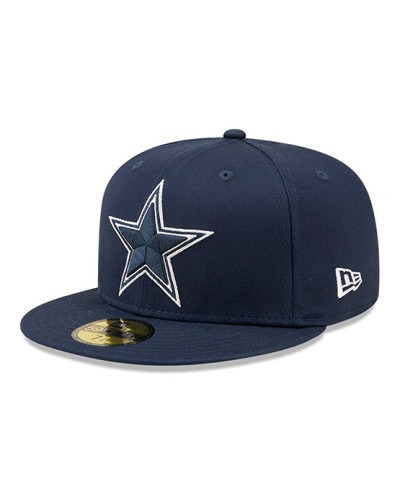 Casquette New Era 59FIFTY Fitted Dallas Cowboys Side Patch Bleu Marine