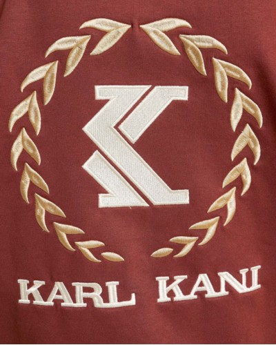 Sweat & Pull Karl Kani Retro Emblem College rouge