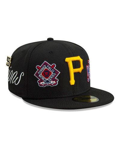Casquette New Era 59FIFTY Fitted Pittsburgh Pirates Historic Champs Noir