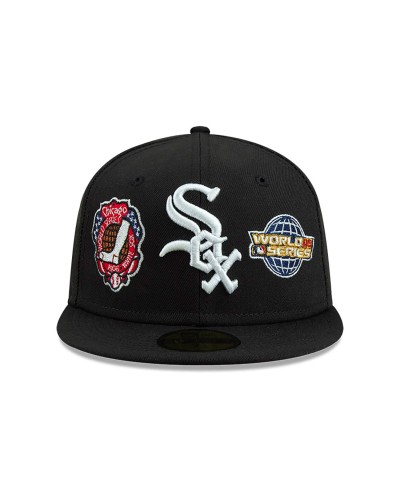 Casquette New Era 59FIFTY Fitted Chicago White Sox Historic Champs Noir