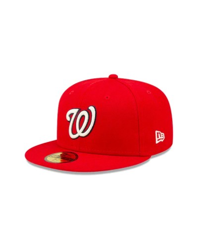 Casquette New Era Washington Nationals Citrus Pop Red 59FIFTY Fitted