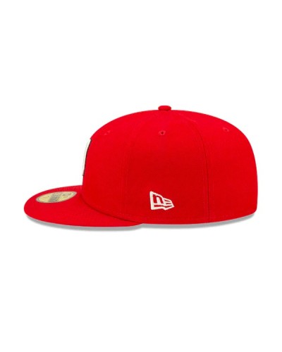 Casquette New Era Washington Nationals Citrus Pop Red 59FIFTY Fitted