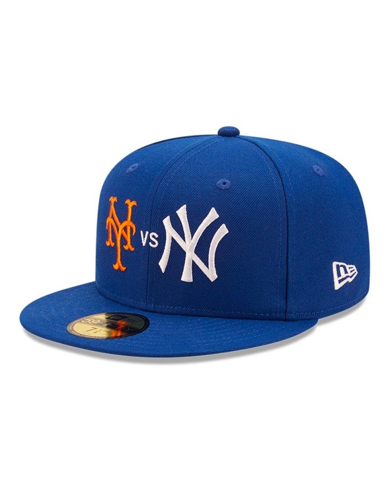 Casquette New Era 59FIFTY New York Mets vs Yankees Cooperstown Bleu