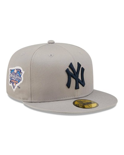 Casquette New Era 59FIFTY Fitted New York Yankees Side Patch Gris
