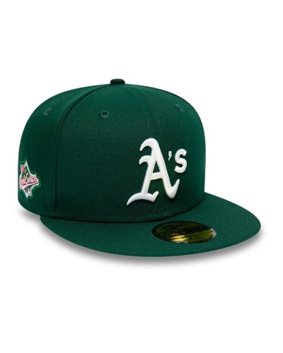 Casquette New Era 59FIFTY Fitted Oakland Athletics MLB World Series Vert