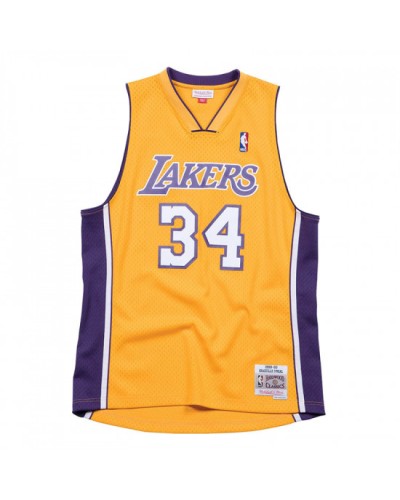 Maillot Swingman Nba Los Angeles Lakers Jaune 1999-00 Shaquille O'Neal