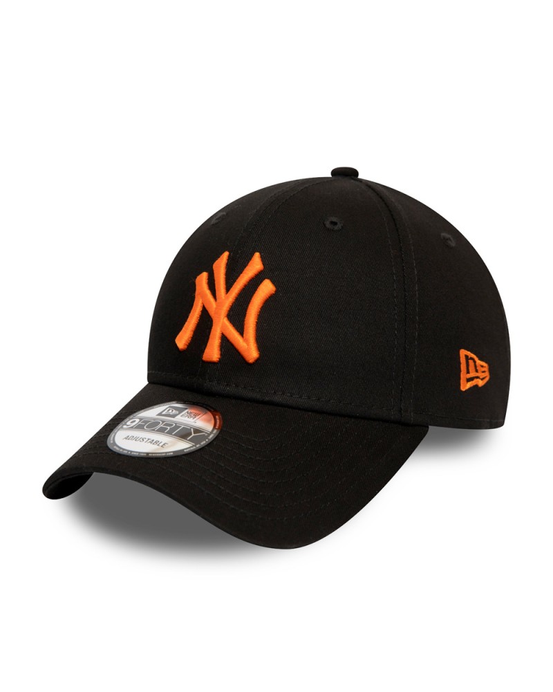 Casquette New era 9FORTY Noir New York Yankees Orange