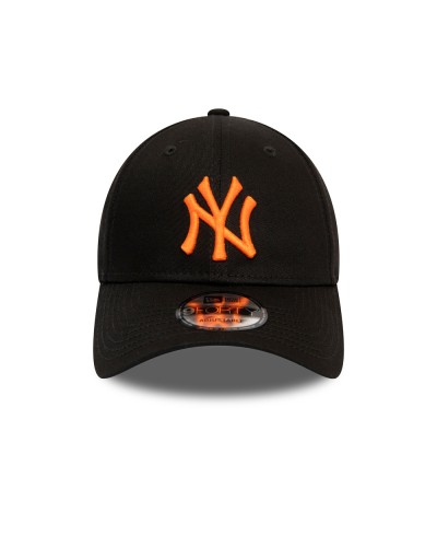 Casquette New era 9FORTY Noir New York Yankees Orange