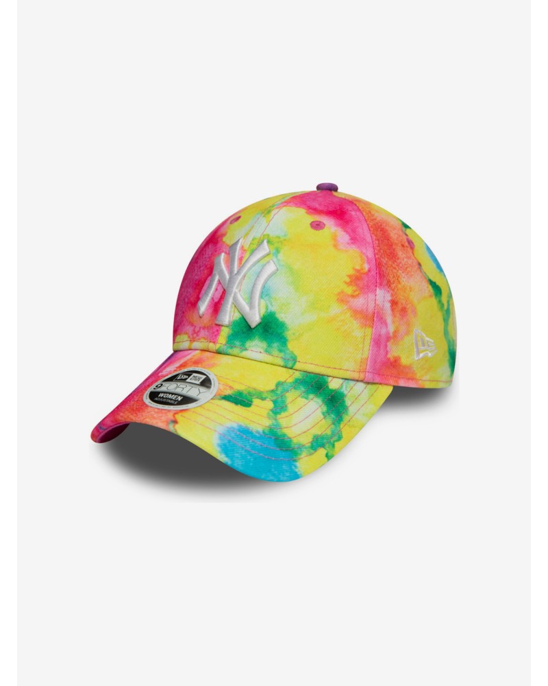 Casquette New era 9FORTY Femme Contemporary 940 Tie Dye New York yankees Blanc