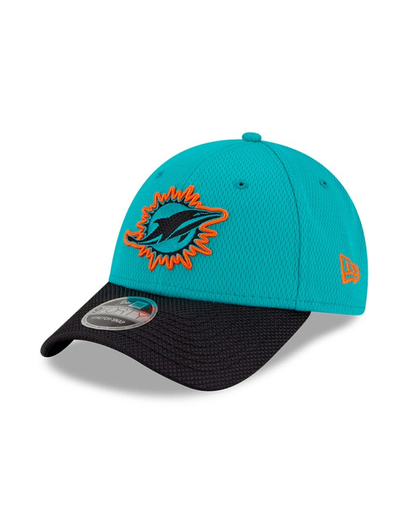 Casquette New Era 9Forty Miami Dolphins NFL Sideline Road 9FIFTY Turquoise