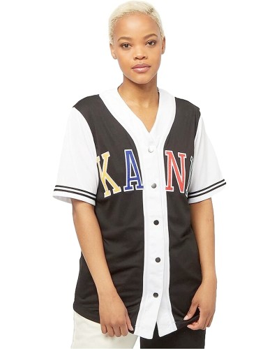 Chemise Karl kani College Baseball Shirt Black