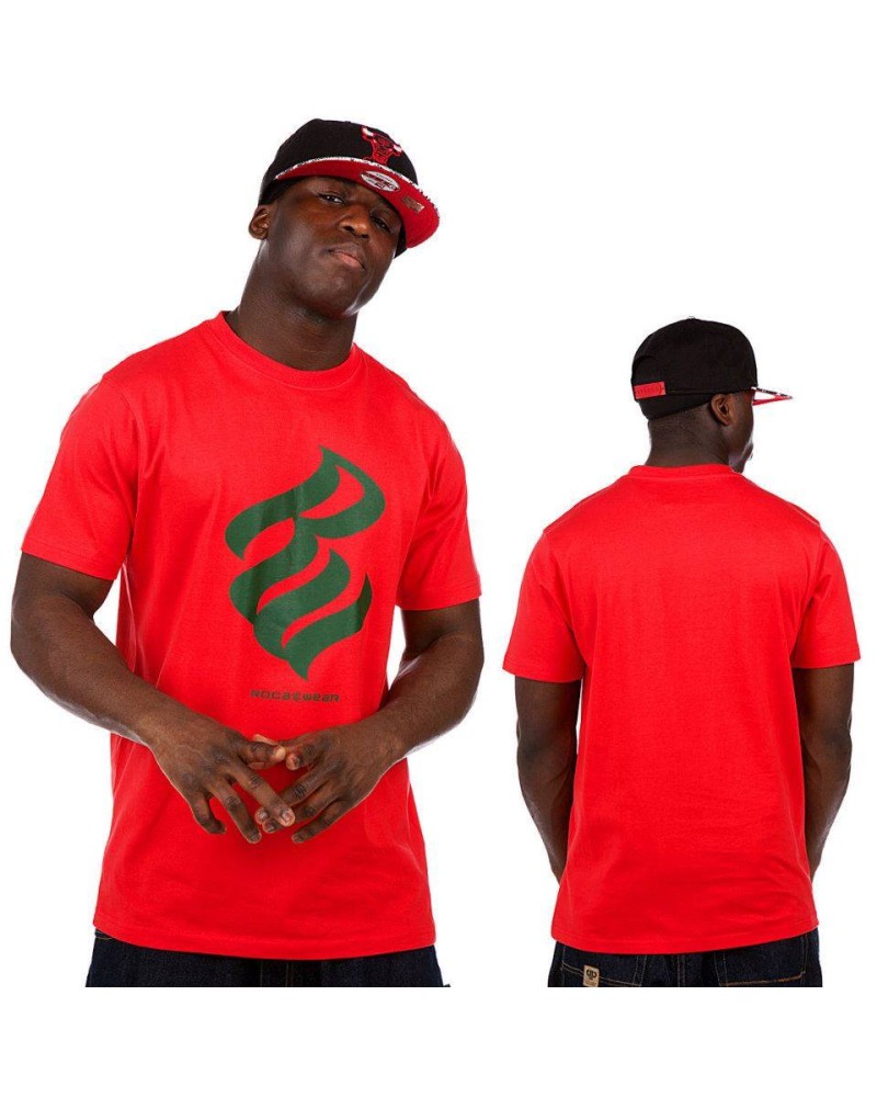 T-Shirt Rocawear Flamme Logo Rouge