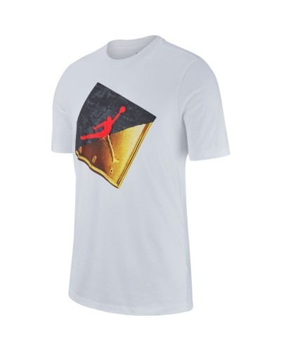 T-shirt Air Jordan Jumpman Slash Blanc