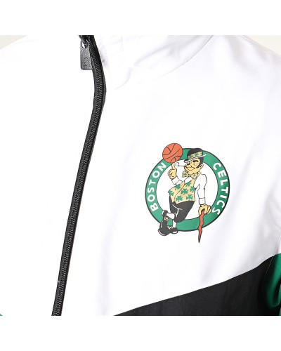 Veste de survêtement New Era Boston Celtics Rétro Color Block