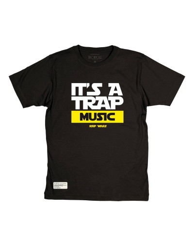 T-shirt Two angle It 'S Trap Music Grapa Noir