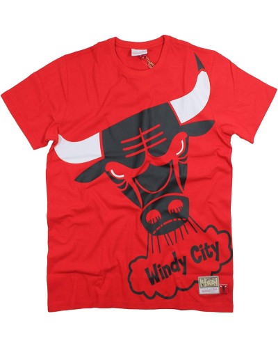 T-shirt Mitchell & Ness Big Face Chicago Bulls