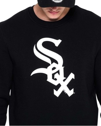 Sweat Crewneck New era Chicago White Sox MLB Team Logo Noir