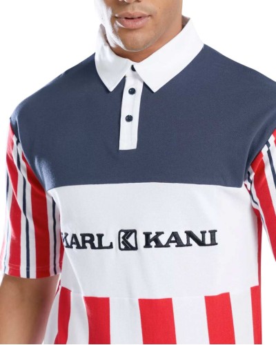 Polo Karl Kani Retro Colour Block Striped