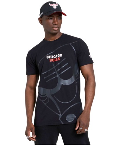T-Shirt New Era Chicago Bulls Gradient and Graphic
