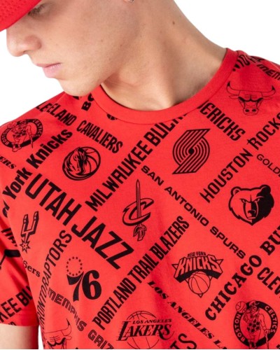 T-Shirt New Era NBA All Logos Overprint