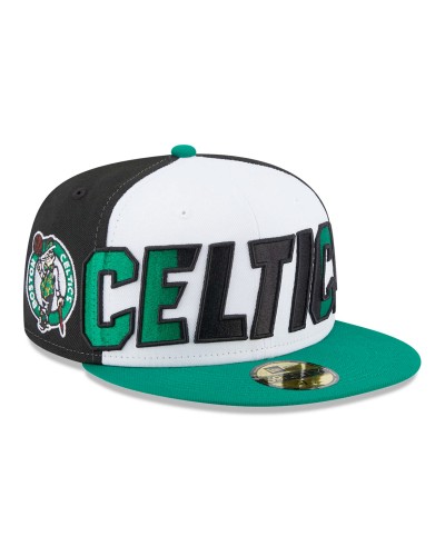 Casquette New Era 59FIFTY Fitted Boston Celtics NBA Back Half Vert