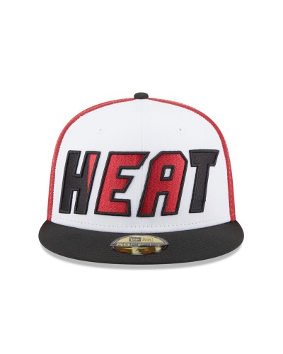 Casquette New Era 59FIFTY Fitted Miami Heat NBA Back Half Noir