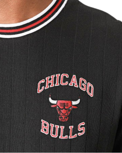 T-Shirt New era Chicago Bulls Noir