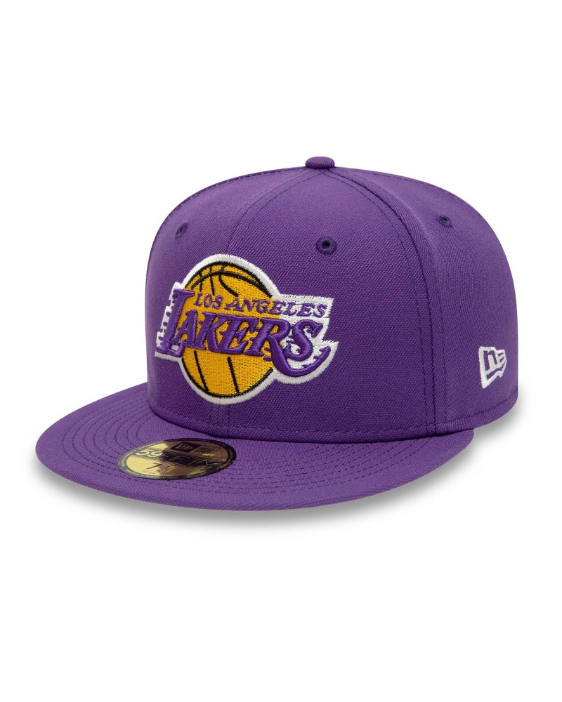 Casquette New Era 59FIFTY Fitted LA Lakers Citrus Pop Violet