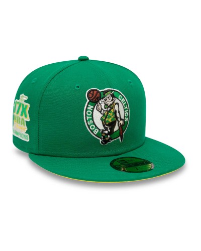 Casquette New Era 59FIFTY Fitted Boston Celtics Citrus Pop Vert