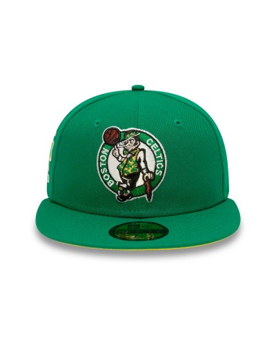 Casquette New Era 59FIFTY Fitted Boston Celtics Citrus Pop Vert