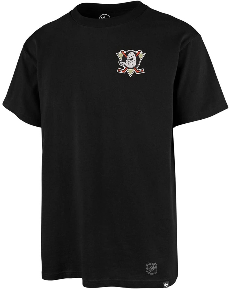 T-Shirt  '47 Brand MLB Brodé Southside Anaheim Ducks Noir
