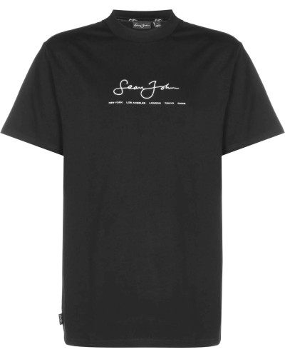 T-shirt Sean John Classic Logo Noir