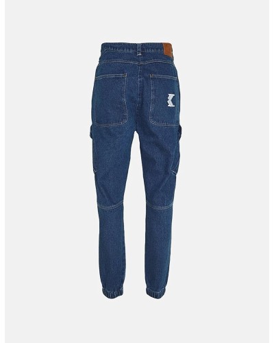 Pantalon Cargo Karl Kani OG Rinse en Jeans
