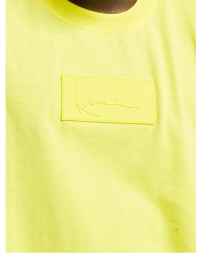 T-Shirt Karl Kani Signature Box jaune