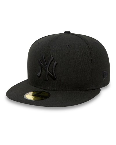 Casquette New era 59FIFTY Fitted New York Yankees Noir sur Noir