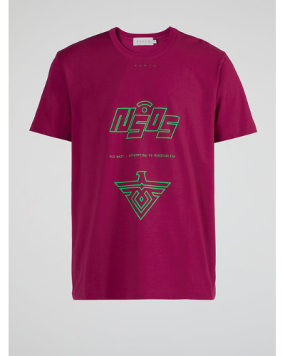 T-Shirt Oversize DCNTD SOS rose fuchsia