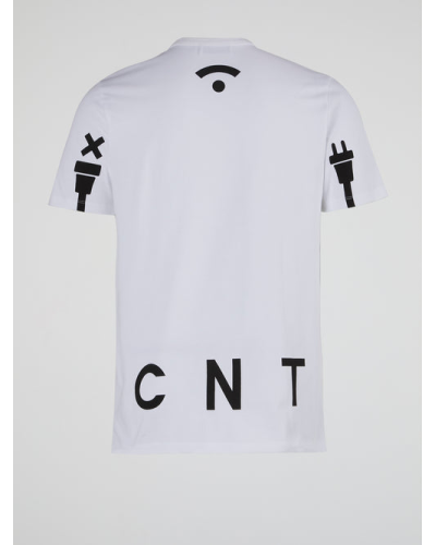 T-Shirt Oversize DCNTD MONOGRAM LOOP blanc