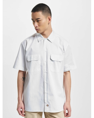 Chemise Dickies Work À Manches Courtes Blanche