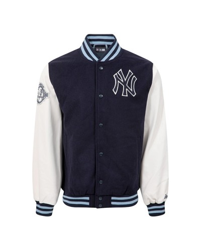 Varsity Jacket New Era New York Yankees MLB Patch Navy