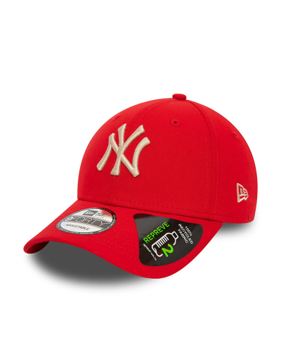 Casquette New Era 9FORTY New York Yankees MLB Repreve® Rouge