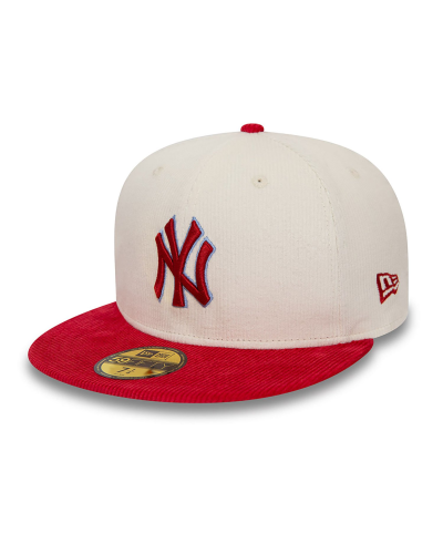 Casquette New Era 59FIFTY Fitted New York Yankees MLB Velours Côtelé