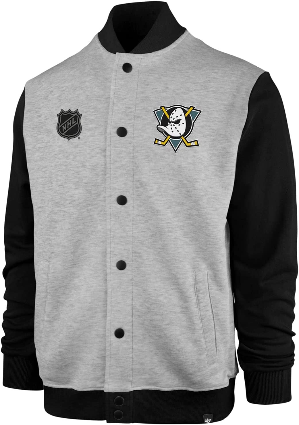Veste '47 Brand Burnside Track Jacket Anaheim Ducks